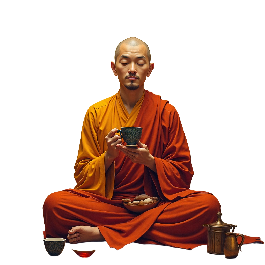 Monk in Meditation